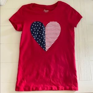 USA heart tee